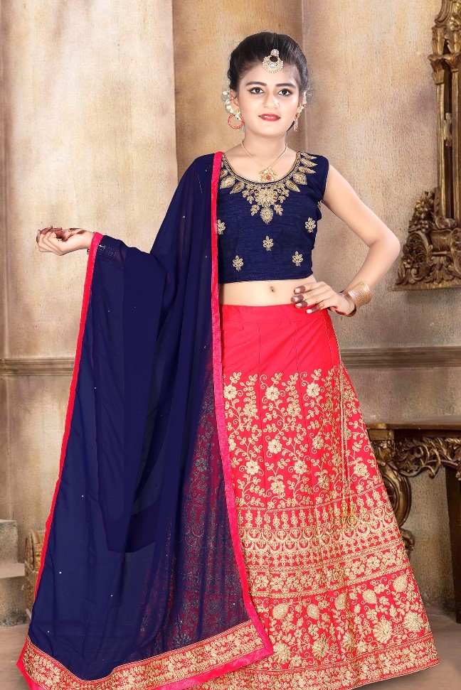 Lehenga choli for 12 year clearance girl